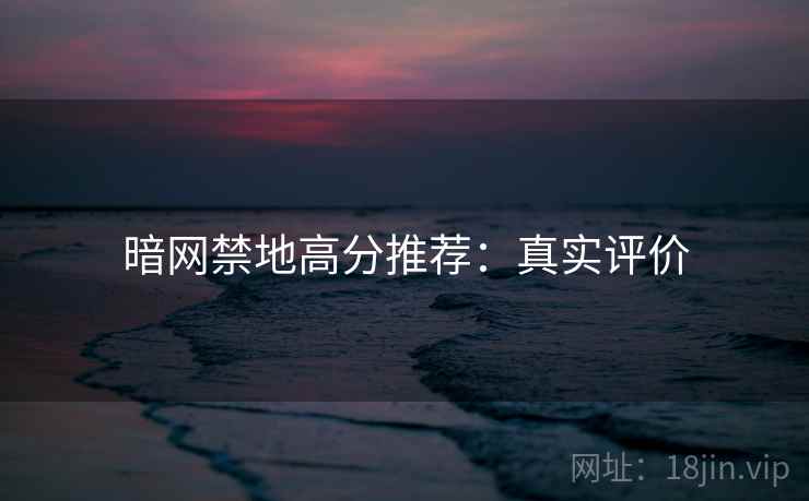 暗网禁地高分推荐：真实评价