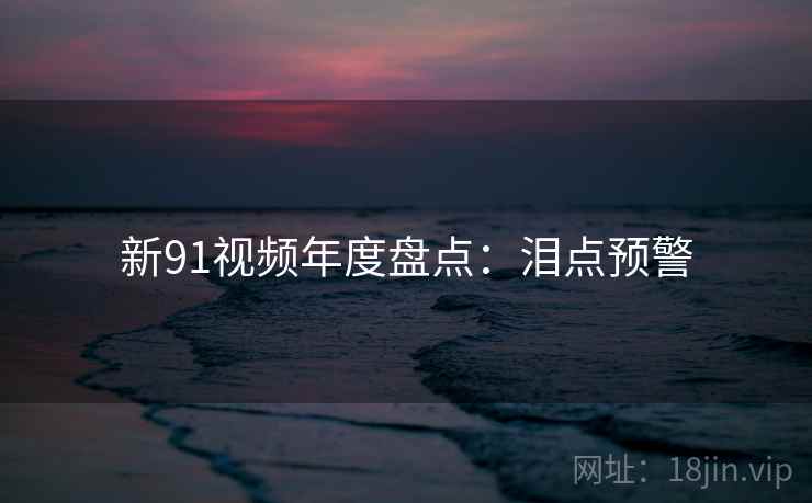 新91视频年度盘点：泪点预警